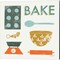 Retro Kitchen by Becky Thorns 14" x 14" Canvas Wall Art (Set of 2)